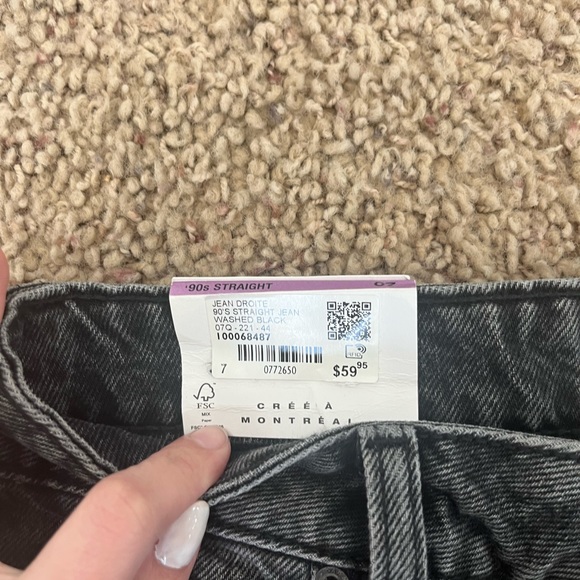 Size 7!! Garage Denim 90s Straight Jean Size 7 - Picture 6 of 6